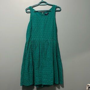 Turquoise knee length dress